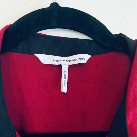 French Connection UK Style Color Block Blouse - Picture 3 of 4